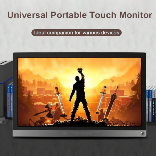 Waveshare 15,6 pouces 1920 x 1080 Full HD Moniteur tactile universel portable IPS, port HD / Type-C SH5806818-07
