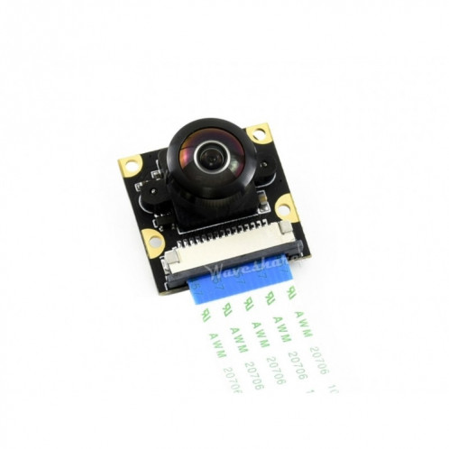 Caméra Waveshare IMX219-200 8MP 200 degrés FOV, applicable pour Jetson Nano SW95891872-06