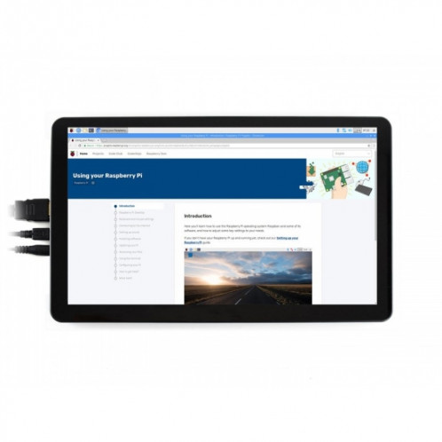 Écran tactile capacitif Waveshare 15,6 pouces 1920x1080 IPS HDMI LCD (H) avec étui SW12841558-06