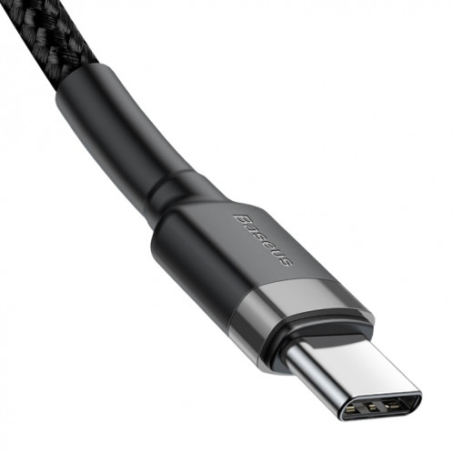 Câble de charge Flash USB-C / Type-C PD 2.0 60W Baseus CATKLF-HG1 Cafule Series, Longueur du câble: 2 m SB16AA1617-010