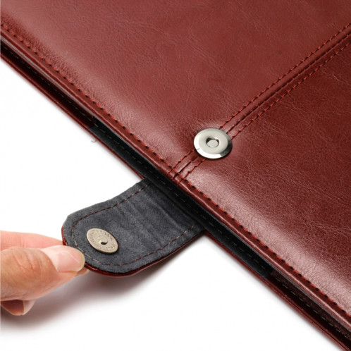 Étui en cuir avec rabat horizontal en cuir Crazy Horse Texture pour MacBook Pro 13,3 pouces A1989 (2018) SH629B59-07