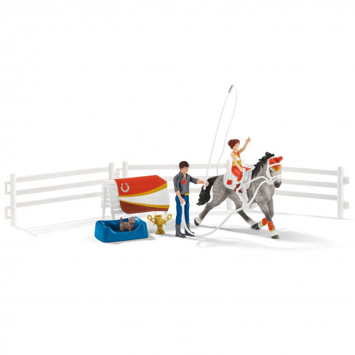 Schleich Club hippique 42443 Set d'équitation voltige de Mia 488259-015