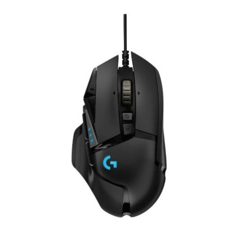 Logitech Mouse Wired G502 Hero High Performance Gaming 16000 DPI, RGB Black EU (910-005470) DO3600183-04