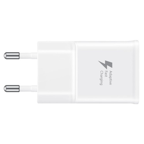 Samsung EP-TA20EWECG Chargeur Secteur Complet Adaptateur Fast Charge 2A & Câble USB Type-C Blanc (Emballage Original) 592114-06