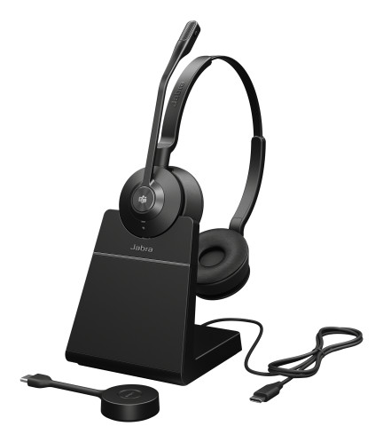 Jabra Engage 55 SE Stereo USB-C MS, Adapt. DECT, avec support 193491-02