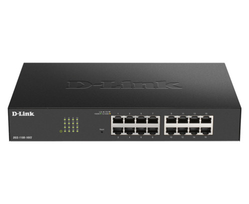 D-Link DGS-1100-16V2/E 16-Port Layer2 Smart Gb noir 158932-04