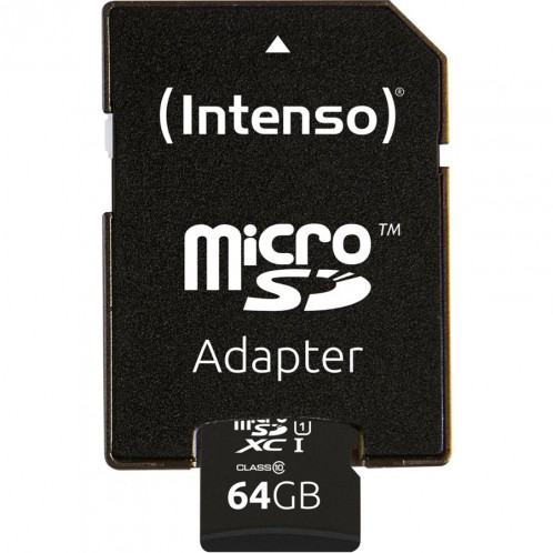 Intenso microSDXC Card 64GB Class 10 UHS-I Premium 115691-04