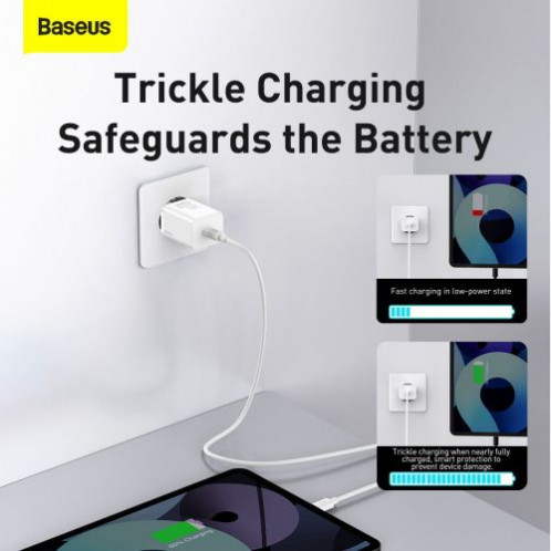 Baseus Travel Charger Super Si 1C Quick Charger PD 30W EU White (CCSUP-J02) DA823520-016