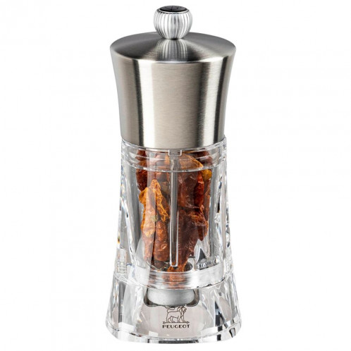 Peugeot OUESSANT Moulin à piment Inox/transparent 14cm 537959-02