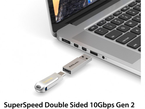 Adaptateur USB-A vers USB-C 10 Gbit/s EZQuest X40067 ADPEZQ0031-04