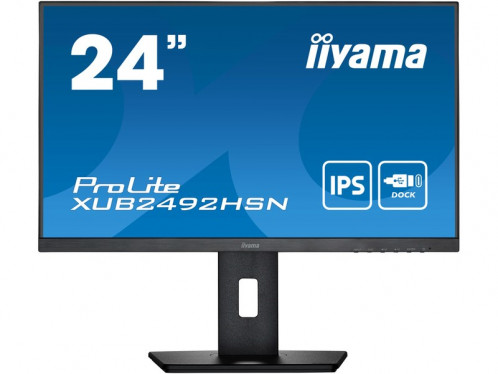 Écran 24" iiyama ProLite XUB2492HSN-B5 HDMI/DisplayPort LCDIIY0027-04