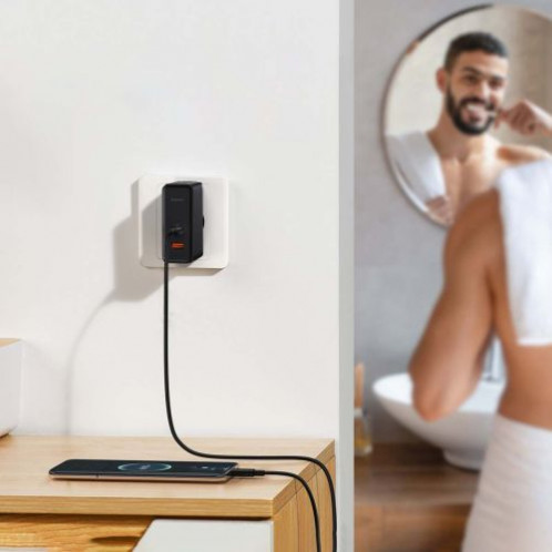 Baseus Travel Charger GaN5 Pro Quick wall charger C+U, PD3.0, QC4.0 +, AFC, 100W EU Black (CCGP090201) DA3226607-024