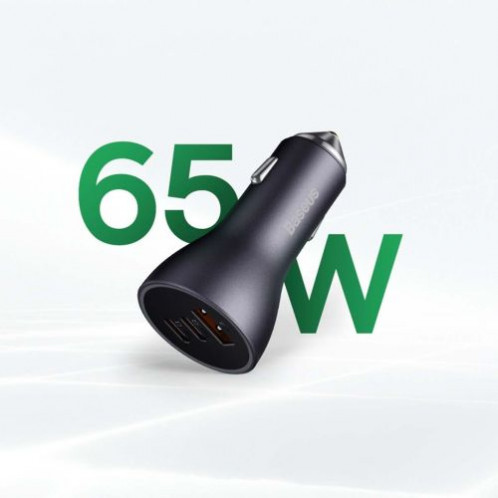 Baseus Car Charger Golden Contactor Pro C+C+U 65W Blue (CGJP010003) DA1097821-021