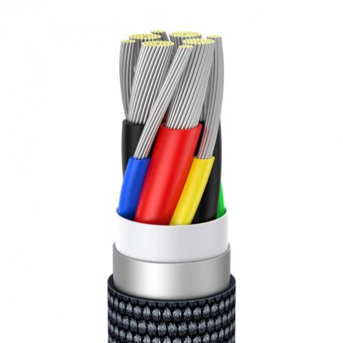 Baseus Type-C Type-C Crystal Shine series fast charging data cable 100W 1.2m Black (CAJY000601) DA329618-017