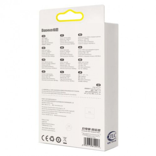 Baseus Type-C Superior Series SUPERVOOC 65W, 1m Black (CAYS000901) DA319515-07