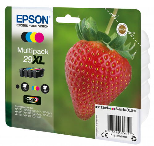 Epson Claria Home Multipack 29XL BK/C/M/Y T 2996 268109-03