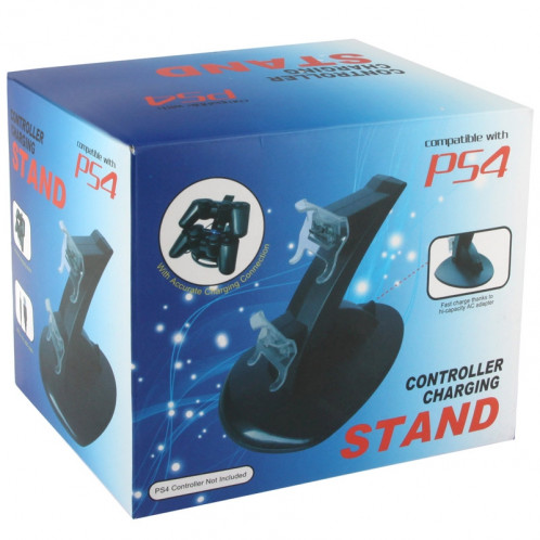 2 x station de stationnement USB Station Stand / Controller Support de chargement pour PS4 (noir) S20004-06