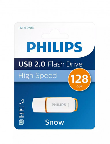Philips USB 2.0 128GB Snow Edition orange 512885-06