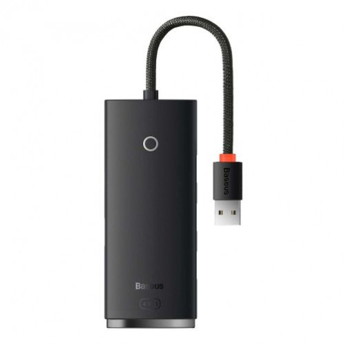 Baseus HUB Lite Series 4-in-1 adapter (USB-A to 4xUSB-A 3.0) cable 0.25m, Black (WKQX030001) DA842704-011