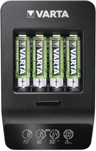 Varta LCD Smart Chargeur + incl. 4 batteries 2100 mAh AA 529993-05