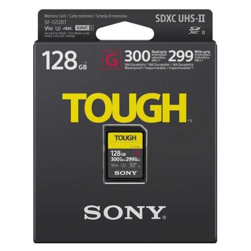 Sony SDXC G Tough series 128GB Class 10 UHS-II U3 403377-04