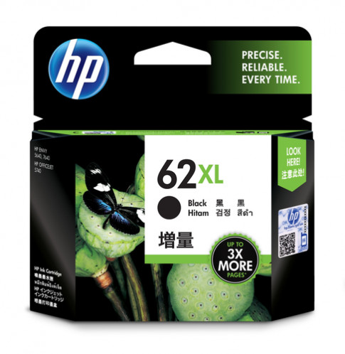 HP C2P05AE noir N° 62 XL 876554-05