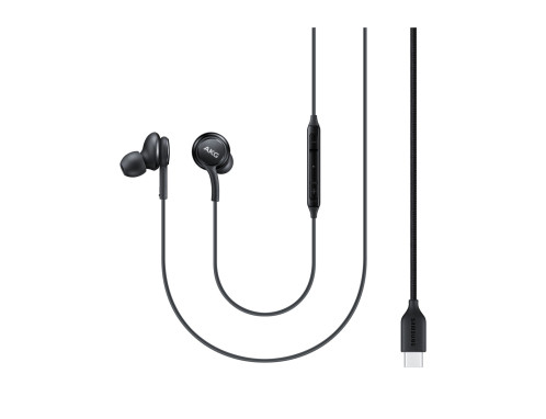 Samsung EO-IC100BBEGEU Écouteur AKG Intra Auriculaire Connecteur Type C, Noir, Télécommande (Emballage Original) 270123-018