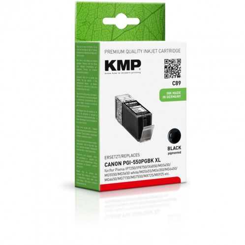 KMP C89 noir compatible avec Canon PGI-550PGBK 769958-03