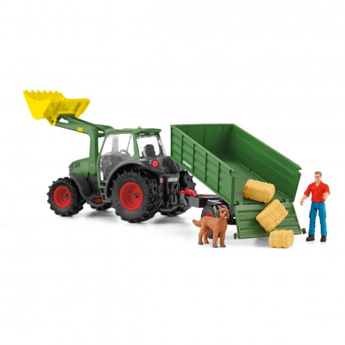 Schleich Vie à la ferme 42608 Tracteur avec remorque 857712-014