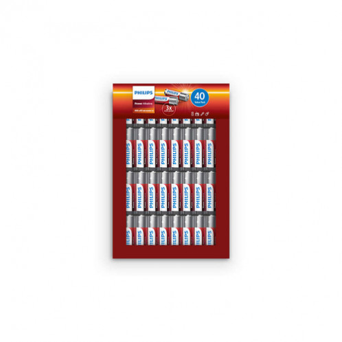 1x40 Philips Power Alkaline AAA Batterie pack promo 120908-02