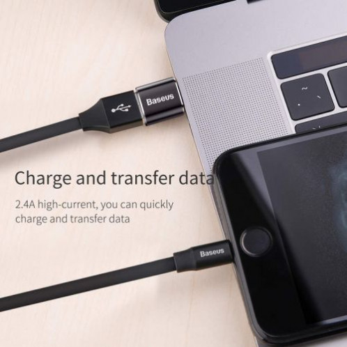 Baseus Converter USB Female To Type-C Male Black (CATOTG-01) DA161185-08
