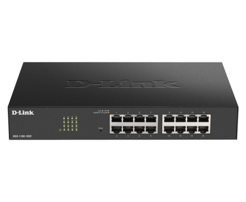 D-Link DGS-1100-16V2/E 16-Port Layer2 Smart Gb noir 158932-04