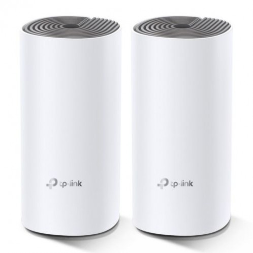 TP-LINK Router Deco E4 (2pcs) AC1200 Wireless 802.11ac/1167Mbps LAN/WAN White EU DP4900700-01