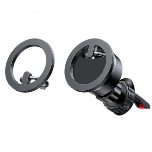 Joyroom Car Moun Magnetict Multifuctional Kit for Air Outlet (Car Holder, Magnetic Ring, Magnetic Cap) Black (JR-ZS294) DO1217476-012