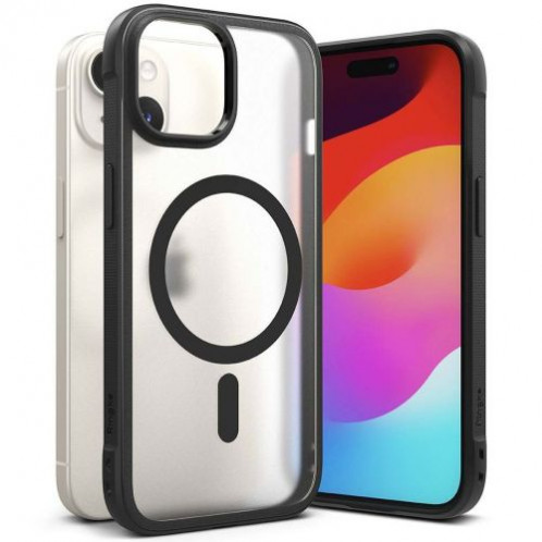 Ringke iPhone 15 Case Fusion Bold Magnetic Clear/ Black DI1081775-011