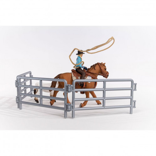 Schleich Vie à la ferme 42577 Equipe de cowboys et leur lasso 715269-015