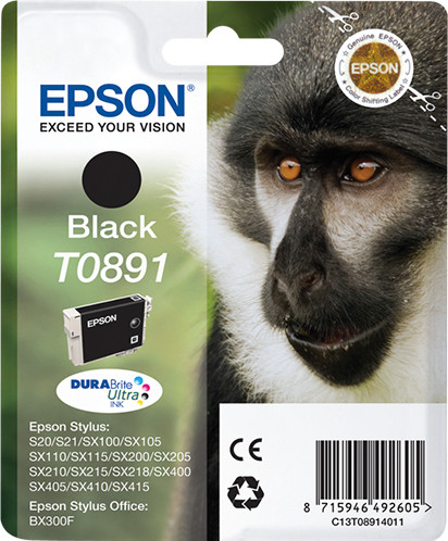 Epson DURABrite Ultra Ink T 089 noir T 0891 529116-02
