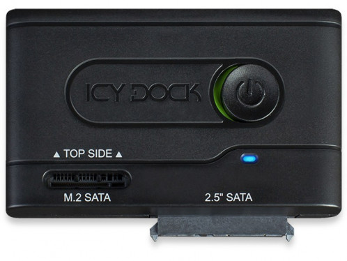ICY DOCK EZ-Adapter MB031U-1SMB Adaptateur USB-A pour HDD/SSD 2,5" et M.2 SATA ADPICD0002-04