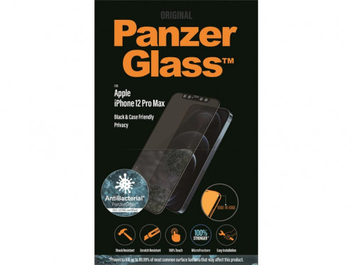 Protection d'écran confidentialité pour iPhone 12 Pro Max PanzerGlass IPXPZR0003-03