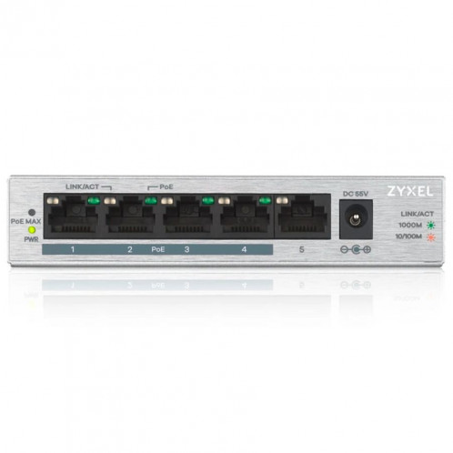 Zyxel GS1005-HP 5-Port Desktop PoE+ Switch 788216-04