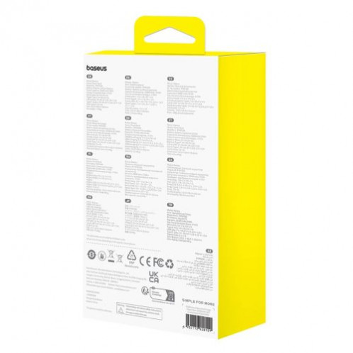 Baseus Power Bank Airpow, C+U, 20W, 20000 mAh, with Baseus Simple Series Type-C 0,50m cable, Black (P10022804113-00) DA1804652-06