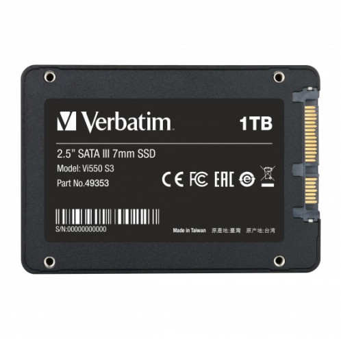 Verbatim Vi550 S3 2,5 SSD 1TB SATA III 49353 516973-05