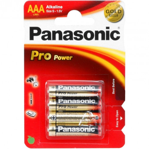 1x4 Panasonic Pro Power LR 03 Micro AAA 406791-03