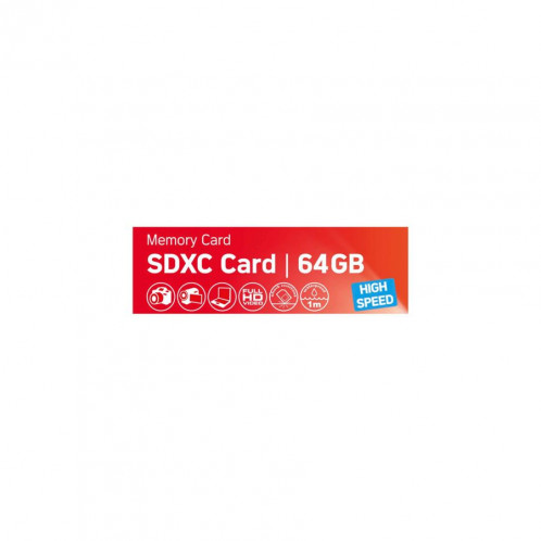 AgfaPhoto SDXC carte 64GB High Speed Class 10 UHS I U1 V30 649551-03