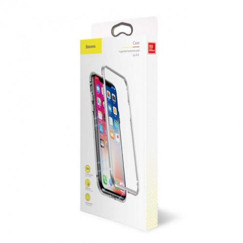 Baseus iPhone X case Magnetite hardware Silver (WIAPIPHX-CS0S) DA028820-09