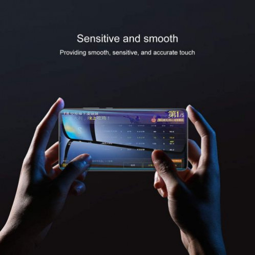 Baseus Huawei Mate 20 0.3 mm All-screen Arc-surface Anti-Bluelight T-Glass Black (SGHWMATE20-KB01) DA01780-09