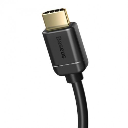 Baseus Video Cable High definition Series HDMI To HDMI 4K 60 Hz, 3D HDR, 18 Gbps, 2m Black (CAKGQ-B01) DA34613-011