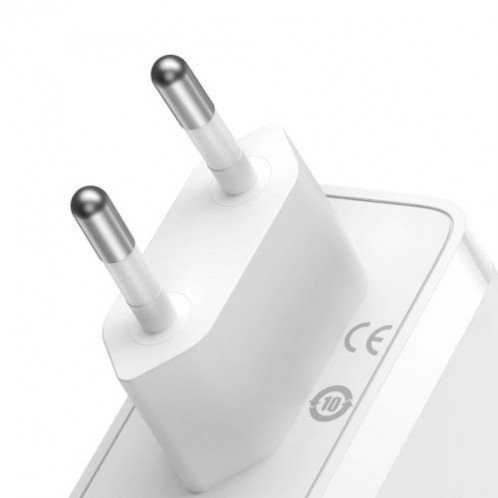 Baseus Travel Charger GaN5 Pro Fast wall charger, C+C+U, 140W White EU (CCGP100202) DA4830527-014