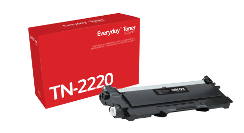 Xerox Everyday Black Toner ers. Brother TN2220 Stand. Cap. 231494-02