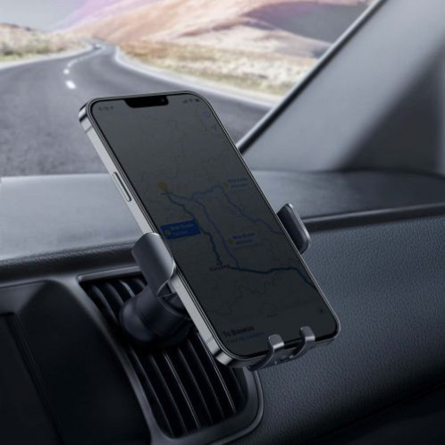 Baseus Car Mount Metal Age II Gravity on the vertical and horizontal ventilation grill Black (SUJS000001) DA608103-015